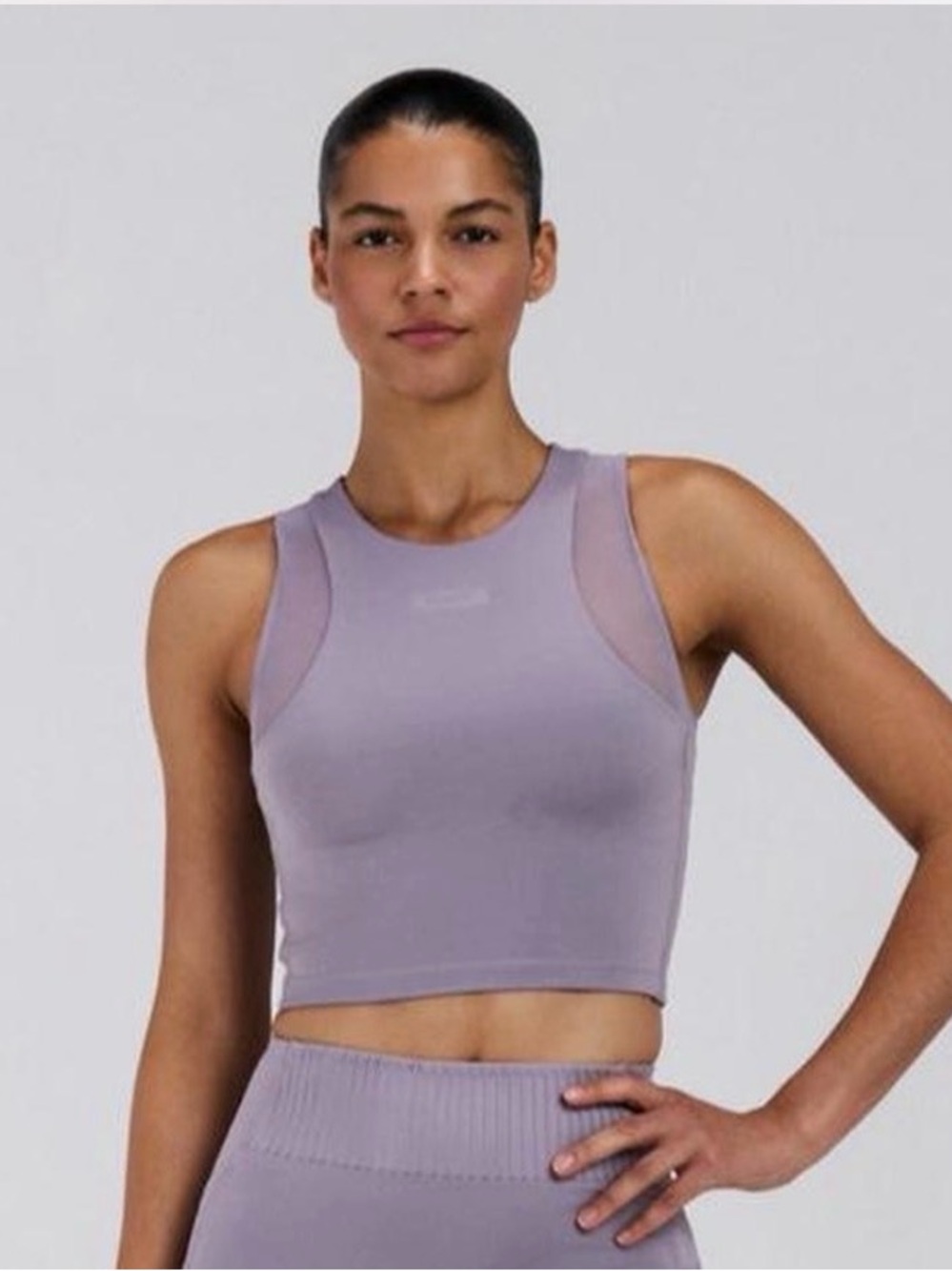 Bandit Stamina Lyra Race Crop Lilac! spring collection top